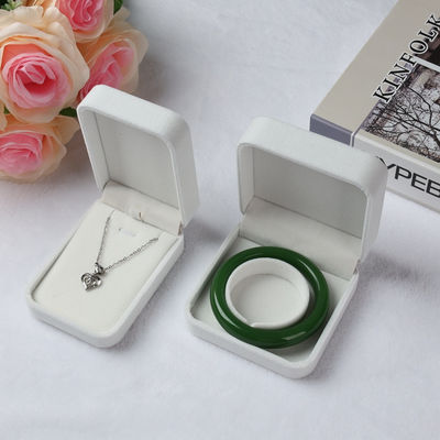 Acquirenti Custom Logo Anello Pendente Braccialetto Velvet Gioielli Box Gioielli Organizzatore Gift Box