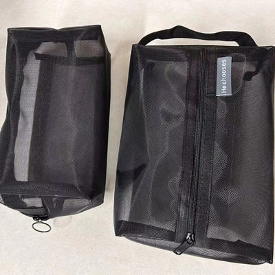 Nuova borsa cosmetica a maglia per ragazze, per donne, per viaggiatori, OEM/ODM accettata