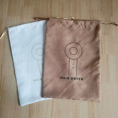 Logo personalizzato Stampa sacchetto a corda di camicia per proteggere l'asciugacapelli dell'hotel dalla polvere