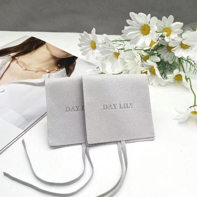 Borsa per gioielli suede personalizzata con imballaggio di lusso per braccialetti ecologici