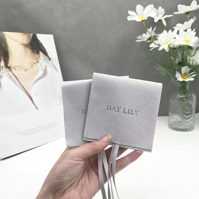 Borsa per gioielli suede personalizzata con imballaggio di lusso per braccialetti ecologici