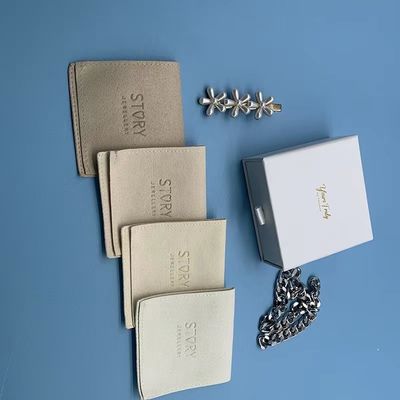 Borsa per gioielli suede personalizzata con imballaggio di lusso per braccialetti ecologici