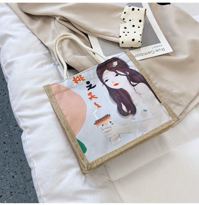 2024 Coreano Ins Studente Simples Cartoni animati Borse da mano Donna Mini Borse per ragazze