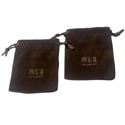 Piccolo Orecchini Collare Regali Gioielli Polvere di velluto Imballaggio Borsa Stringhezza Borsa di camicia