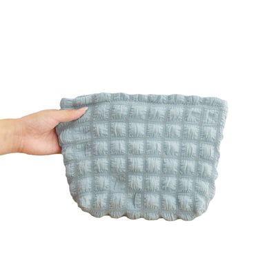 OEM/ODM Acceptabile Borsa cosmetica puffy mesh carina per mini borse da bagno da viaggio