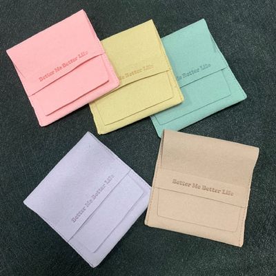 Taschino per gioielli per orecchini OEM Microfibra Gioielleria Borsa regalo
