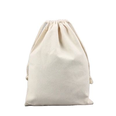 Borsa a corda di cotone con logo personalizzato per imballaggi ecologici riutilizzabili di piccole dimensioni