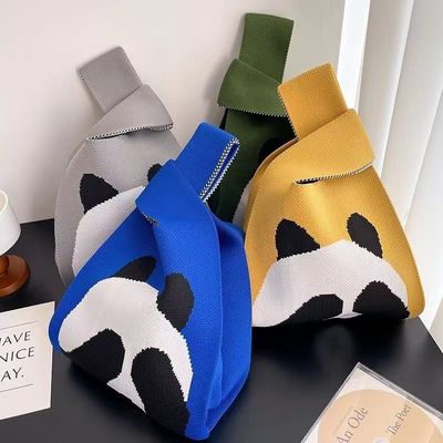 Popolare borsa da mano per donne borsa tessuta in poliestere personalizzata borsa mini-tote borse da shopping