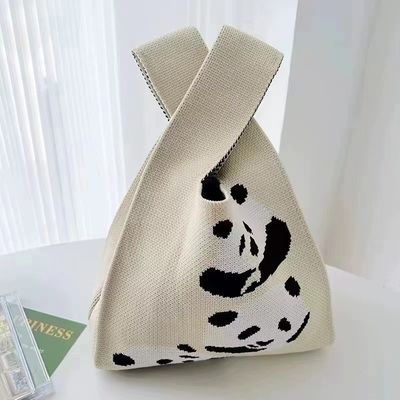 Popolare borsa da mano per donne borsa tessuta in poliestere personalizzata borsa mini-tote borse da shopping