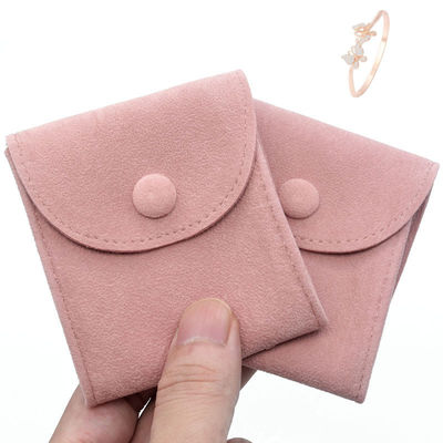 Braccialetto personalizzato Imballaggio Gioielli Borsa regalo Busta in microfibra Logo personalizzato