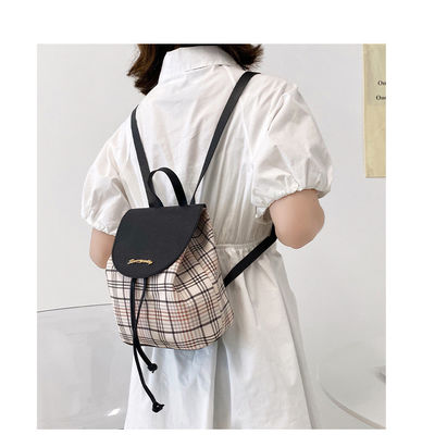 Mini zaino multifunzione per adolescenti stile alla moda e chiusura a cerniera