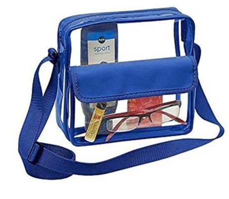 Logo personalizzato Chiaro Rosso DST Stadio Sacchetto Messaggero Crossbody con Strap di ricamo tessuto
