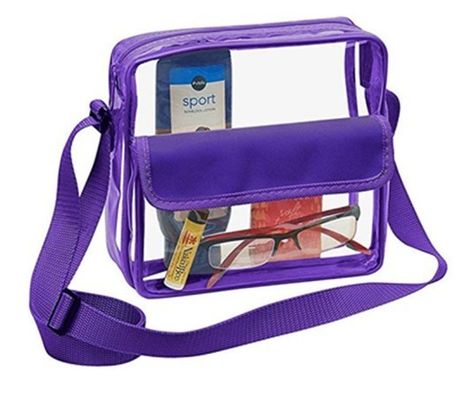 Logo personalizzato Chiaro Rosso DST Stadio Sacchetto Messaggero Crossbody con Strap di ricamo tessuto