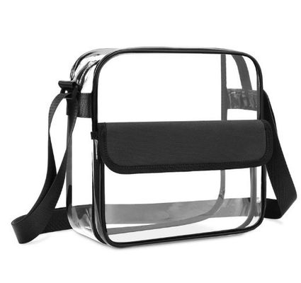 Logo personalizzato Chiaro Rosso DST Stadio Sacchetto Messaggero Crossbody con Strap di ricamo tessuto