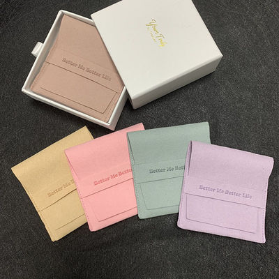 Logo personalizzato Soft Microfiber Gioielli confezionamento sacchetto colore personalizzato e opzione logo