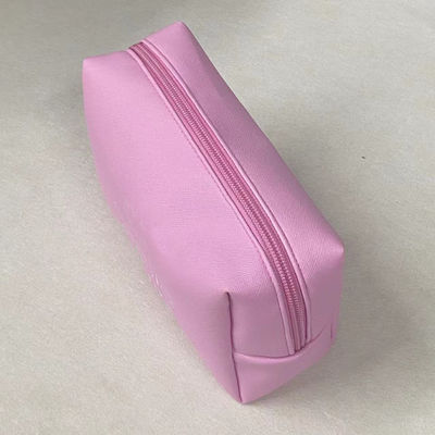 Mix Color Cotton Pu Cosmetic Makeup Bag Blank Dust Wash Bag con colore personalizzato