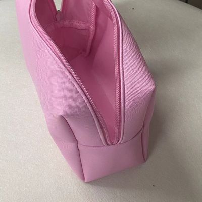 Mix Color Cotton Pu Cosmetic Makeup Bag Blank Dust Wash Bag con colore personalizzato