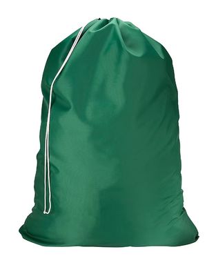 Borsa da lavanderia in nylon in poliestere a corda a colori personalizzata per lo stoccaggio a domicilio e per la vendita in blocco