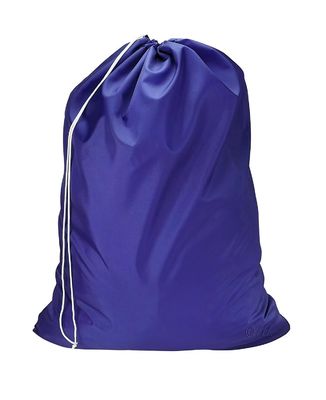 Borsa da lavanderia in nylon in poliestere a corda a colori personalizzata per lo stoccaggio a domicilio e per la vendita in blocco