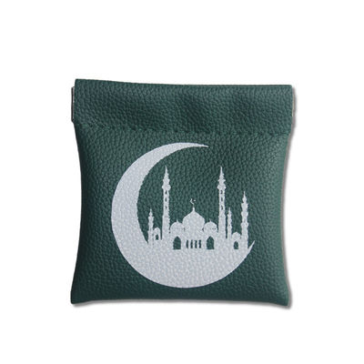 Borsa da moneta in pelle compatta per musulmani colore personalizzato materiale in pelle originale