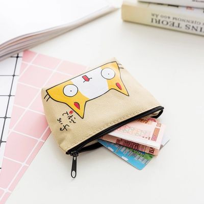 Ruiding Cute Coreano rosa cotone trucco borsa cosmetica con cerniera Logo personalizzato