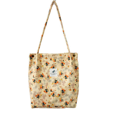 Sacchetto di cotone a chiusura aperta Perfetto per ufficio femminile, scuola, acquisti e viaggi