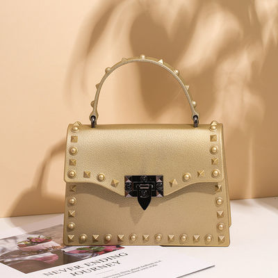 2022 Borsa di lusso con gelatina Nuova borsa da spalla in PVC alla moda con chiusura a cerniera
