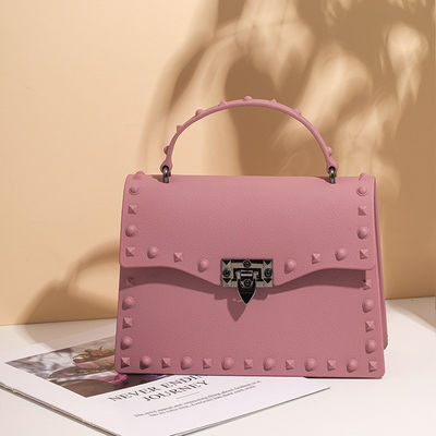 2022 Borsa di lusso con gelatina Nuova borsa da spalla in PVC alla moda con chiusura a cerniera