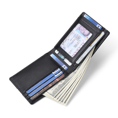 Portafoglio per cartone minimalista slim magnetico a blocco RFID femminile con design rimovibile