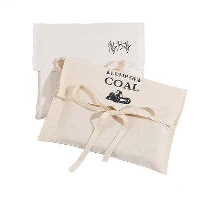 Borsa di copertina di cotone stampata con logo personalizzato ecologico per sacchetto di polvere di copertina organica