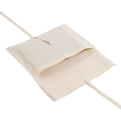 Borsa di copertina di cotone stampata con logo personalizzato ecologico per sacchetto di polvere di copertina organica