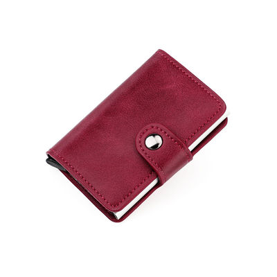 Portafogli da uomo in pelle in PU triplice con borsa per carte personalizzata e comodità di stoccaggio
