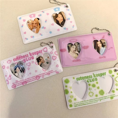 Disegno personalizzato Cute Korea Fashion Pc Holder Cover carta in PVC Foto Case OEM/ODM accettato