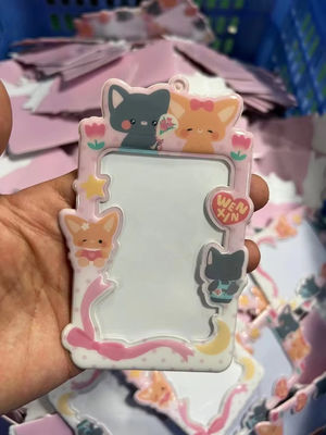 Disegno personalizzato Cute Korea Fashion Pc Holder Cover carta in PVC Foto Case OEM/ODM accettato