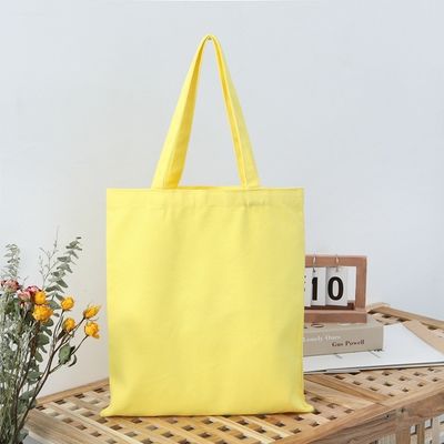 Materiale di rivestimento tela caldo riciclato sacchetto da shopping di cotone semplice sacchetto pubblicitario per la promozione