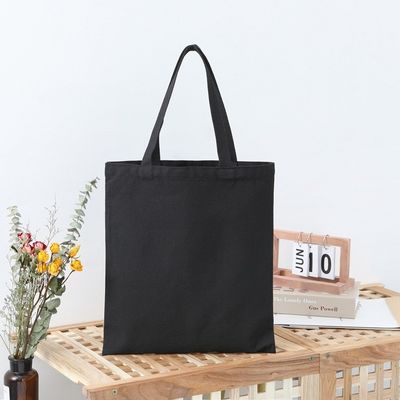 Materiale di rivestimento tela caldo riciclato sacchetto da shopping di cotone semplice sacchetto pubblicitario per la promozione