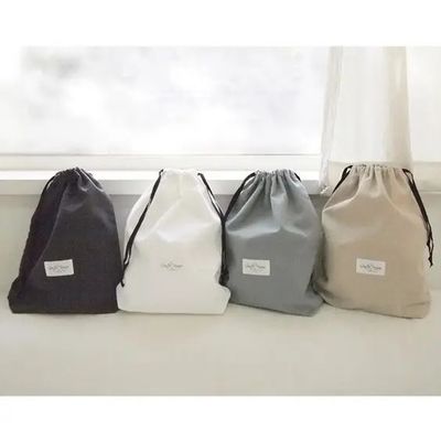 Borsa di tela colorata di cotone con doppia corda
