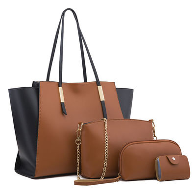 Logo personalizzato Moda Borsa semplice per la mamma Borsa portatile in tre pezzi per la moda