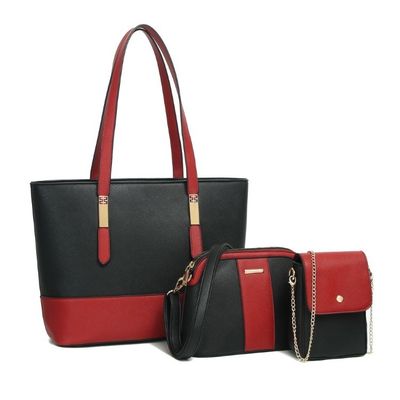 Lettera di moda stampata Borsa di cotone per donne grande capacità Set di borsa a mano in tre pezzi