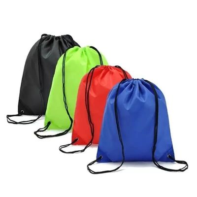 Chiusura a corde di nylon poliestere modello geometrico zaino a corde per palestra e viaggi