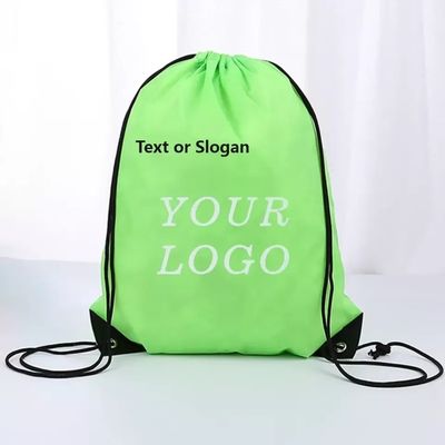 Chiusura a corde di nylon poliestere modello geometrico zaino a corde per palestra e viaggi