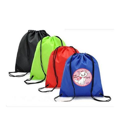 Borsa a corda personalizzata per la vita quotidiana scolastica Materiale poliestere multifunzionale