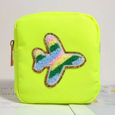 24 colori cerniera impermeabile sacchetto igienico sacchetti di trucco per i viaggi in sacchetto di nylon