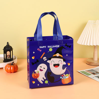 Disegna il tuo logo di stampa sacchetti regalo di Natale personalizzato sacchetto Tote per viaggi e uscite