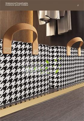 Comodità di stoccaggio Nuovo organizzatore di stoccaggio in tessuto alla moda con maniglia rinforzata
