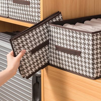 Comodità di stoccaggio Nuovo organizzatore di stoccaggio in tessuto alla moda con maniglia rinforzata