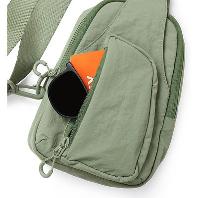 Piccolo Mini Viaggio Sport impermeabile Nylon Spalla Crossbody Sling Bag Per Uomini cuscino