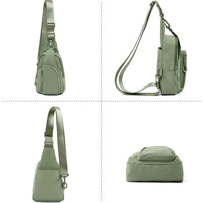 Piccolo Mini Viaggio Sport impermeabile Nylon Spalla Crossbody Sling Bag Per Uomini cuscino