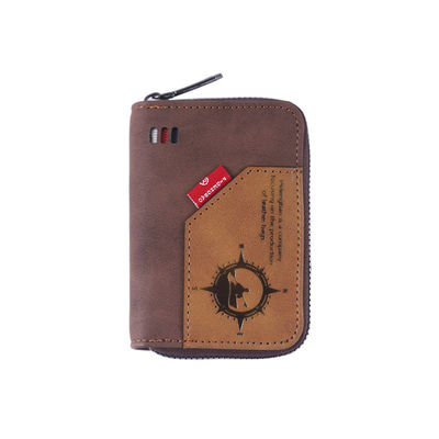 Portafogli in pelle per uomo con monete Portafogli di denaro Portatori di carte di credito e portachiavi Designer