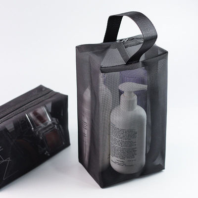Sacchetto per servizi igienici a maglia trasparente Per viaggi d'affari Sacchetto portatile per lavaggio doccia Cosmetici